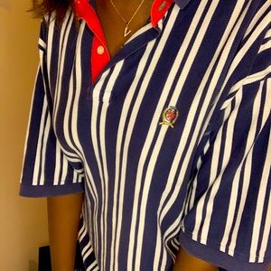 Tommy Hilfiger stripped collar shirt